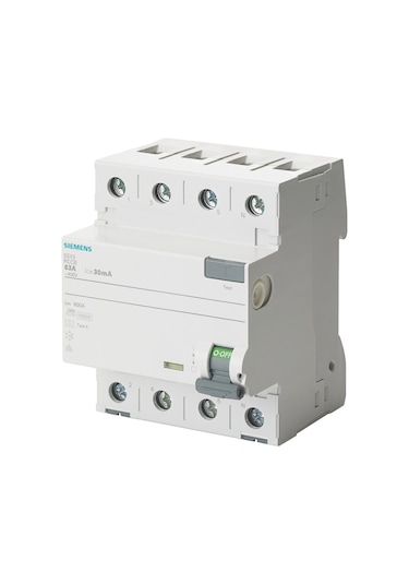Siemens 5Sv3346-6 63 Amper 30Ma Trifaze Kaçak Akım Koruma Röl