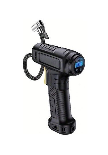 Carrier 120w Kablosuz 1 Adet Araba Hava Pompası Kablolu Elektrikli El Tipi Taşınabilir Hava Kompresörü Dijital Otomatik Lastik Şişirici