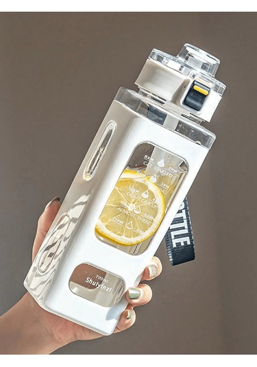 1 Adet Beyaz 700 Ml Spor Su Şişesi, Taşınabilir Damlatmaz Bardak. Dış Mekan, Whıte 0,9 L Whıte