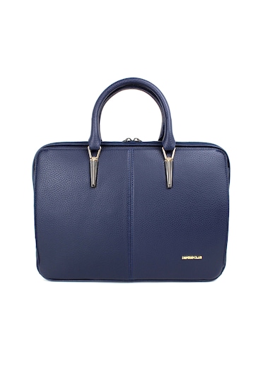 Kadın Lacivert İpad Notebook 13 & 14 İnç Laptop Ve Evrak Çantası Lacivert