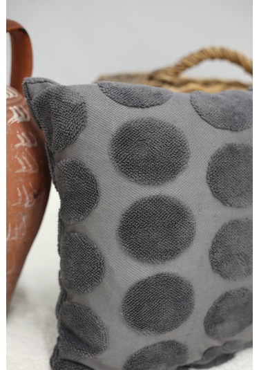 Luna Welsoft Jakarlı Dekoratif Kırlent Kılıfı 43x43 Cm - Ztluna0 KARIŞIK