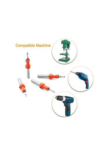 Xindoker Volfram Çelik Alaşımlı Matkap Uçları - 5'li Set Ve Anahtar Hediyeli