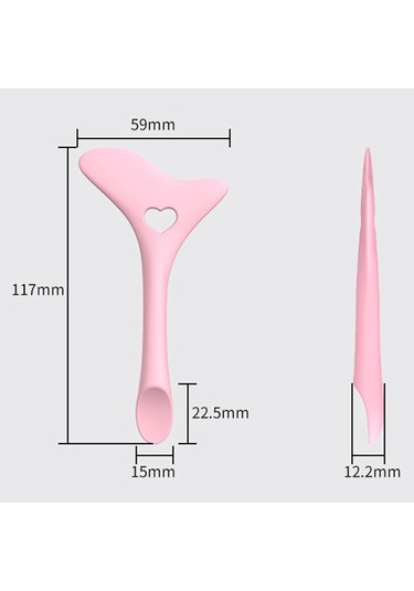 Sones Göz Makyajı Yardımcıları Silikon Çok Amaçlı Eyeliner Çizim Yardımcısı Renk Rastgele Teslimat