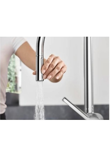 Hansgrohe M54 Tek Kollu Eviye Bataryası - 72800000 Gümüş