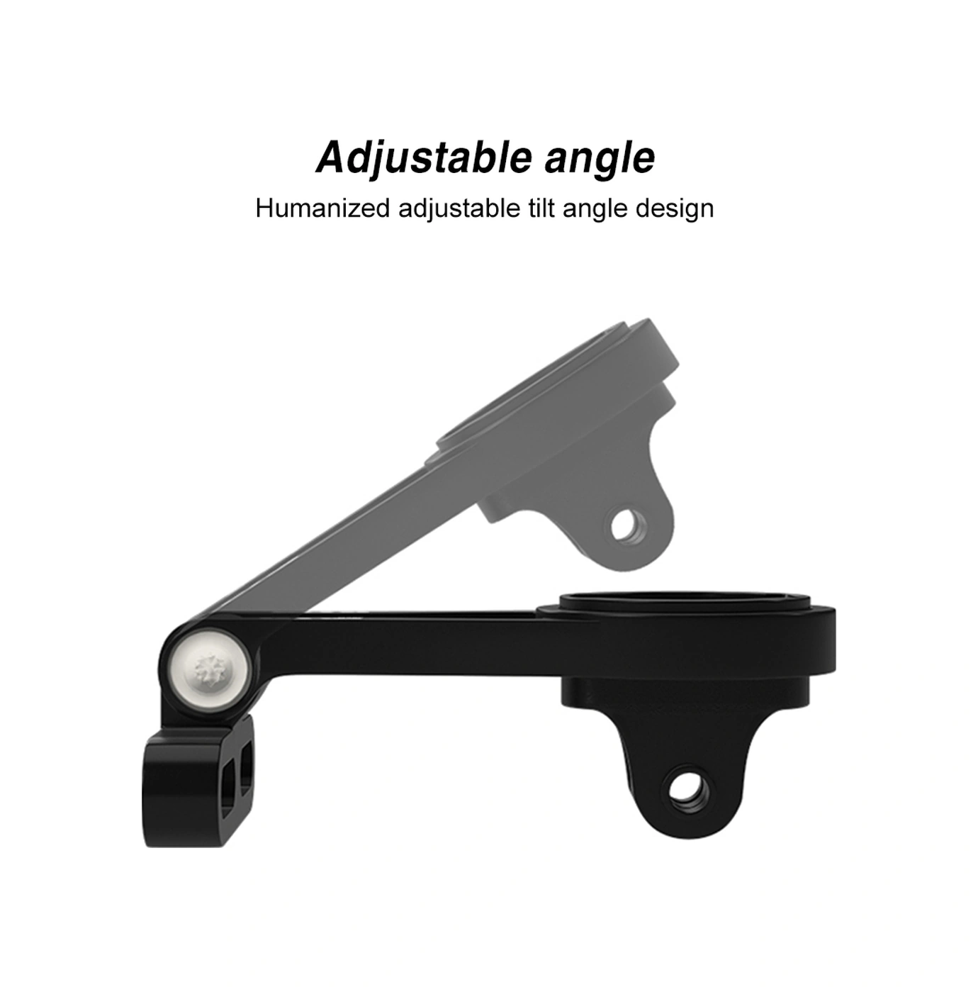 Youtek Gub G696 Aluminyum Bisiklet Kodu Tablosu Uzantı Tutucu: Ayarı Değiştirilebilir Açı, Hafif Ve Dayanıklı, Çeşitli Aksesuarlarla Uyumlu, Siyah Siyah