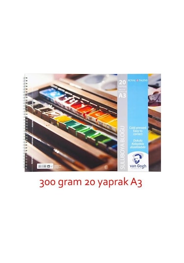 Van Gogh Suluboya Bloğu 300 G 20 Yp A3