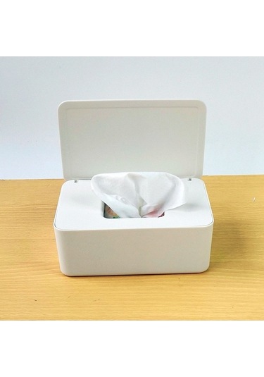 Novahub Toz Geçirmez Çekmeli Siyah Islak Mendil Kutusu - Ev & Ofis Siyah