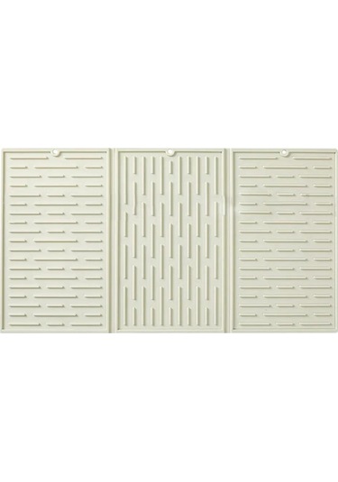 Bej Mutfakta Kolay Temizlenebilir Kurutma Matı, 61 Cm X 33 Cm X 0,5 Cm