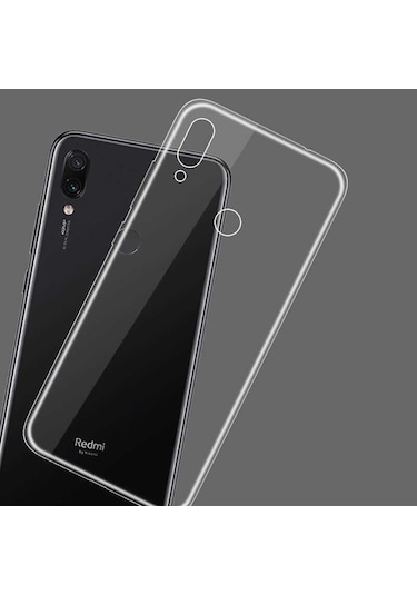 Xiaomi Redmi Note 7 Kılıf Lüx Şeffaf Silikon Kılıf