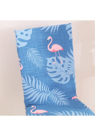 Padalink Polyester Süt İpek Fırçalı Sandalye Kılıfı, 38-45cm X 45-55cm, 120g, 3 Seçenekli Renk: Resimdeki Gibi Mavi