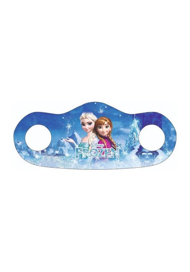 Line Tekstil Frozen Elsa Desenli Yıkanabilir Çocuk Maskesi 1 Adet