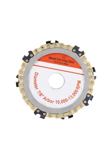 Padalink Karbür 8 Dişli Zincir Testere Diski - 115mm 4.5" Açımlı Zımpara Uyumlu, Ahşap/plastik Kesim, Hızlı Atık Temizliği, Verimlilik Artırıcı