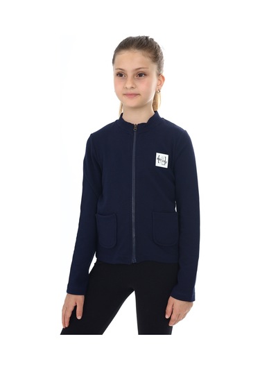 Toontoy Kız Çocuk Okul Hırka Lacivert