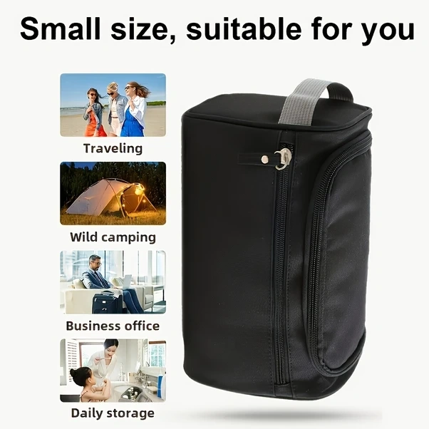 Chuangyinshop Magcubic Hy300 Pro Taşınabilir Projektör Çantası 4 Mevsim Kullanım Hy320 Hybrid 320 Mini Siyah