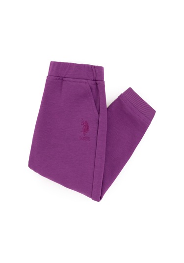 U.s. Polo Assn. Kız Çocuk Menekşe Eşofman Altı 50296406-vr037 Menekse