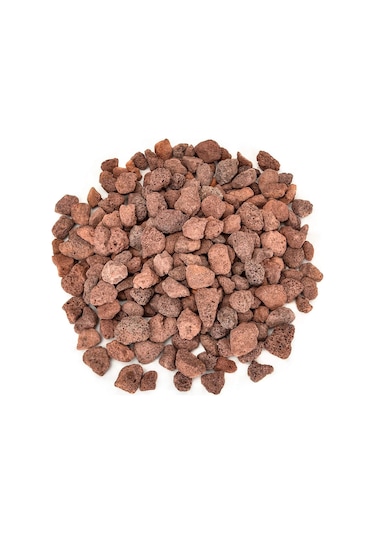 Kırmızı Pomza Taşı 8-16 Mm 15  KG Volkanik Cürüf Ponza Lav Kırığı