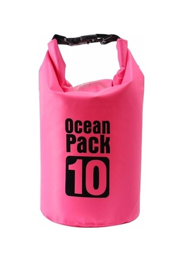 Zcjb Tek Askılı Outdoor Su Geçirmez Pvc Yüzücü Sırt Çantası Pembe 10 Litre Çok Renkli Çok Renkli