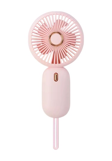 Avuç İçi Taşınabilir Şarjlı Mini Vantilatör El Fanı Pembe Ym88196