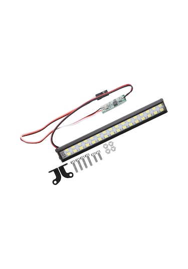 Geekyou Rc Tırmanıcı Araçları İçin Evrensel Çift Satırlı 32 Led Farı - Uzaktan Kumanda Ve Manuel Kontrol - Sürekli/flash/nefes Modları - 100mm Uzunluk
