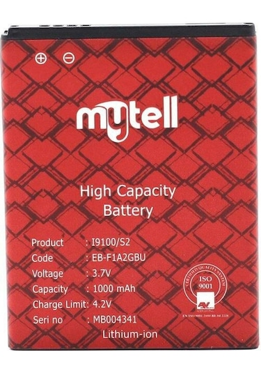 Mytell I9100 Galaxy S2 Ebf1a2gbu Mbt-01 Uyumlu Batarya