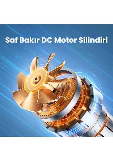 Rocoren 150psı 4000mah Şarjlı Taşınabilir Hava Pompası Araç Lastik, Bisiklet, Top Şişirme Powerbank+led Lamba+lcd Ekran