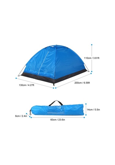 Ebitda 2 Kişilik Kamp Çadırı - Hızlı Kurulum, Su Geçirmez, Dayanıklı, Taşınabilir Turuncu Turuncu