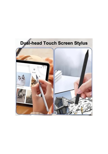 Fastbuy Silver Usı 2.0 Chromebook Stylus, 4096 Basınç Duyarlı, Usb C Hızlı Şarj, Palm Rejection, Lenovo Hp Asus Acer Uyumlu