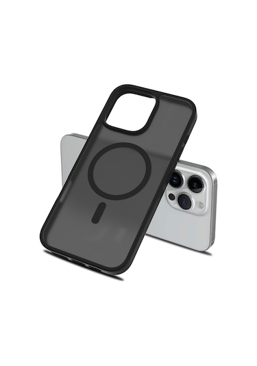 Joko İphone Uyumlu 16 Pro Kılıf Jota Seri Magsafe Kapak Gri