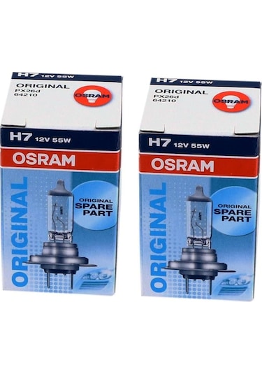 64210 Osram H7 Ampul  Or.  12V-55W Made In Germany 2 Adet 252156414