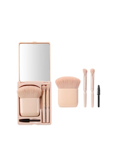 Suntek Gevşek Pudra Kadın Göz Farı Için Aynalı 4 Adet