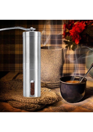 Sisus Paslanmaz Çelik Kahve El Kahvesi Öğütücü
