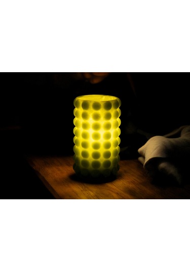 Fener Mum Bubble Long Yeşil Kavun Kokulu Dekoratif Mum