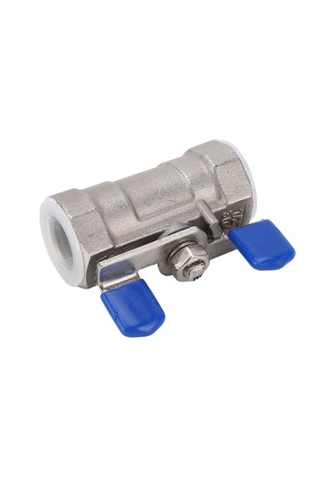 Lemestar 304 Paslanmaz Çelik Dn15 1/2" Npt Kanal Şekli Topak Valfi, Yumuşak Dichtung, Kelepçe Kolu, 1000wog, Suya Yağa Gaz'a Uygun