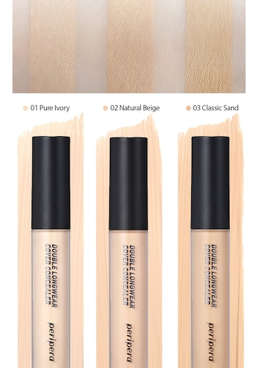 Peripera Double Longwear Cover Concealer 02 Natural Beige