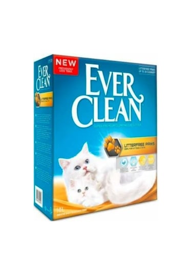 Ever Clean LitterFree Paws İz Bırakmayan Kalın Taneli Topaklaşan Kedi Kumu 10 L