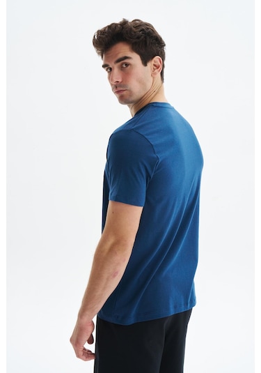 Arma Erkek Regular Fit Yazı Baskılı Süprem Bisiklet Yaka Tişört Y29344472402 İndigo