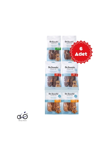 Dr.sacchi Premium Karışık Tahılsız Köpek Ödülü 100gr 6 Adet