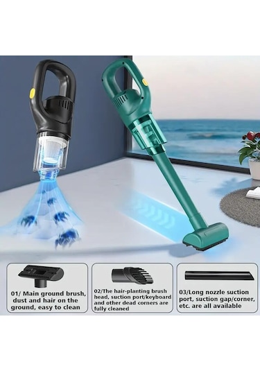 Jms Taşınabilir Mini Islak Ve Kuru Kablosuz Elektrikli Süpürge