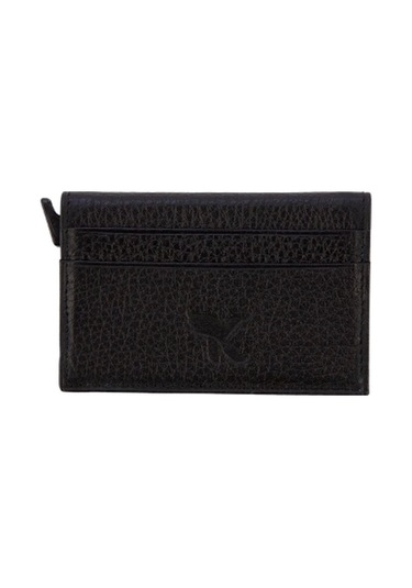 Karali Hakiki Deri Kartlık Siyah K578-1 Siyah