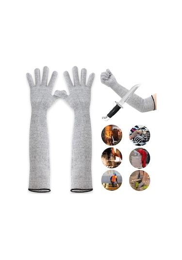 Homyl Kesilmeye Dayanıklı Eldivenler Yard Camping Için Xl