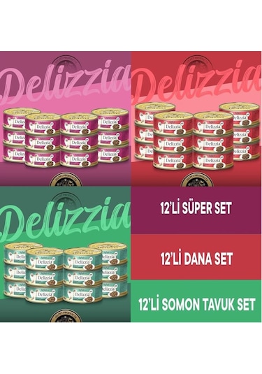 Reflex Plus Delizzia Yetişkin Kedi Maması 36 Lı Karışık Set