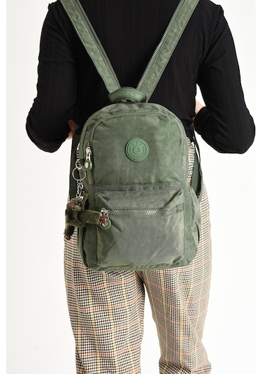 Hem Sırt Hem Göğüs Spor Genç Kadın Çantası Yeşil Model: 571-8c - Yeşil