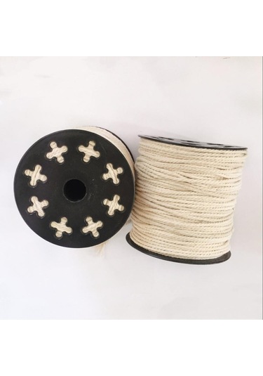 Suntek Twisted %100 Pamuk İp Ağartılmış Doğal Beyaz