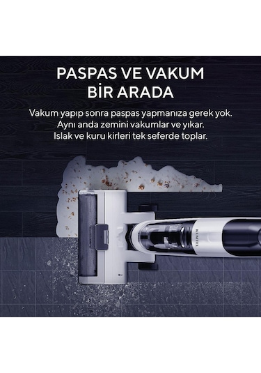 Kumtel HWDVC-01 Islak Kuru Şarjlı Dikey Süpürge