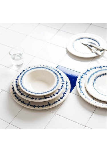 Porser Blue Orbit 24 Parça Yemek Takımı