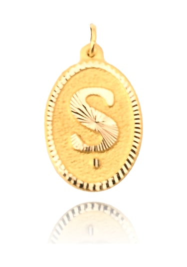 Enderun Kuyumculuk 14 Ayar Altın Ş Harf Kolye Ucu