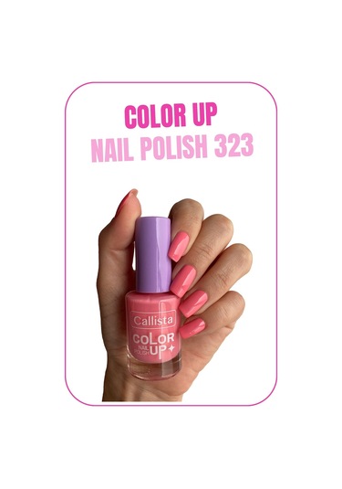 Callista Color Up Nail Polish Oje 323 On Wednesdays - Pembe