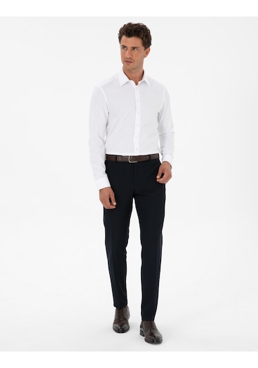 Pierre Cardin Erkek Beyaz Gömlek Desenli 50312330-vr013 Beyaz