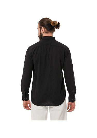 Ch199 Men's Summer Linen Regular Fit Shirt Çok Renkli