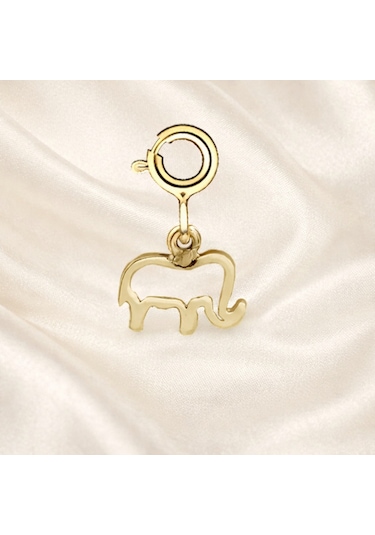 Ariş Fil Charm Altın Kolye Ucu